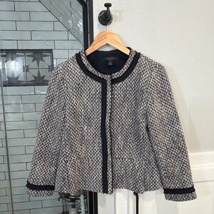 Woven Peplum blazer